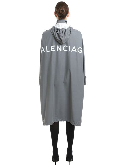 balenciaga raincoat|balenciaga reflective jacket.